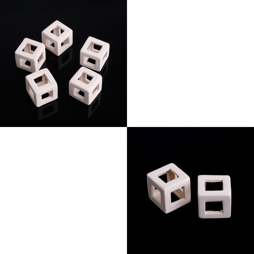 Hide Cave Ceramic - ตกแต่งพิพิธภัณฑ์สัตว์น้ำลูกบาศก์ถ้ำเซรามิค Shelters กุ้ง Mini Habitat Breeding