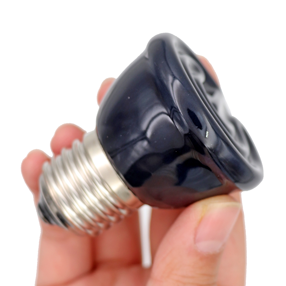 Ceramic Heat Emitter - E27โคมไฟสำหรับสัตว์เลี้ยง Mini อินฟราเรดเซรามิค Emitter ความร้อนหลอดไฟสัตว์เลี้ยงเต่าความร้อนกล่องไฟอุ่นหลอดไฟ25/50/75/100W