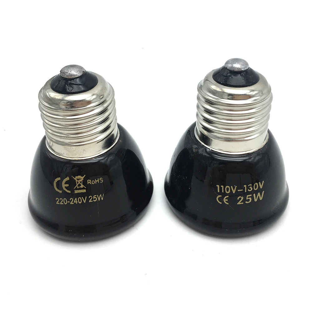 Ceramic Heat Emitter - สัตว์เลี้ยงโคมไฟความร้อน 110V 220V อินฟราเรดเซรามิค Emitter ความร้อนหลอดไฟสัตว์เลี้ยง