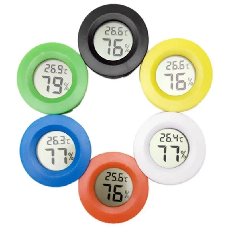 Digital Hygrometer Probe - อุปกรณ์วัดอุณหภูมิสัตว์เลื้อยคลานความแม่นยำสูง แผ่นทำความร้อนดิจิตอลสำหรับสัตว์เลื้อยคลาน เครื่องวัดความชื้นสำหรับตู้เลี้ยงสัตว์เลื้อยคลาน เต่าทะเล และสัตว์เลี้ยงบนบก