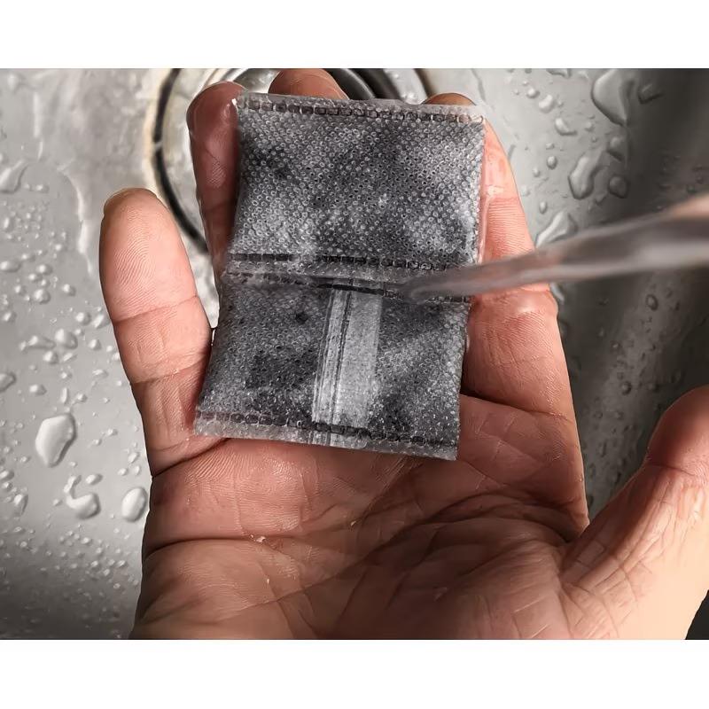 Aquael Filter Fzn - 10/20/40 ชิ้นถุงคาร์บอนกัมมันต์สำหรับตู้ปลา วัสดุกรองในตู้ปลา ดูดซับกลิ่นสิ่งสกปรก เครื่องกรองน้ำ