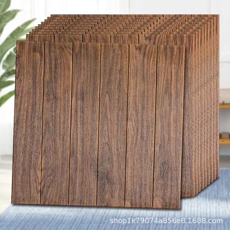 ไม้Grain 3Dผนัง,Self-กาววอลล์เ - Pvc Panel Background บทวิจารณ์และราคา