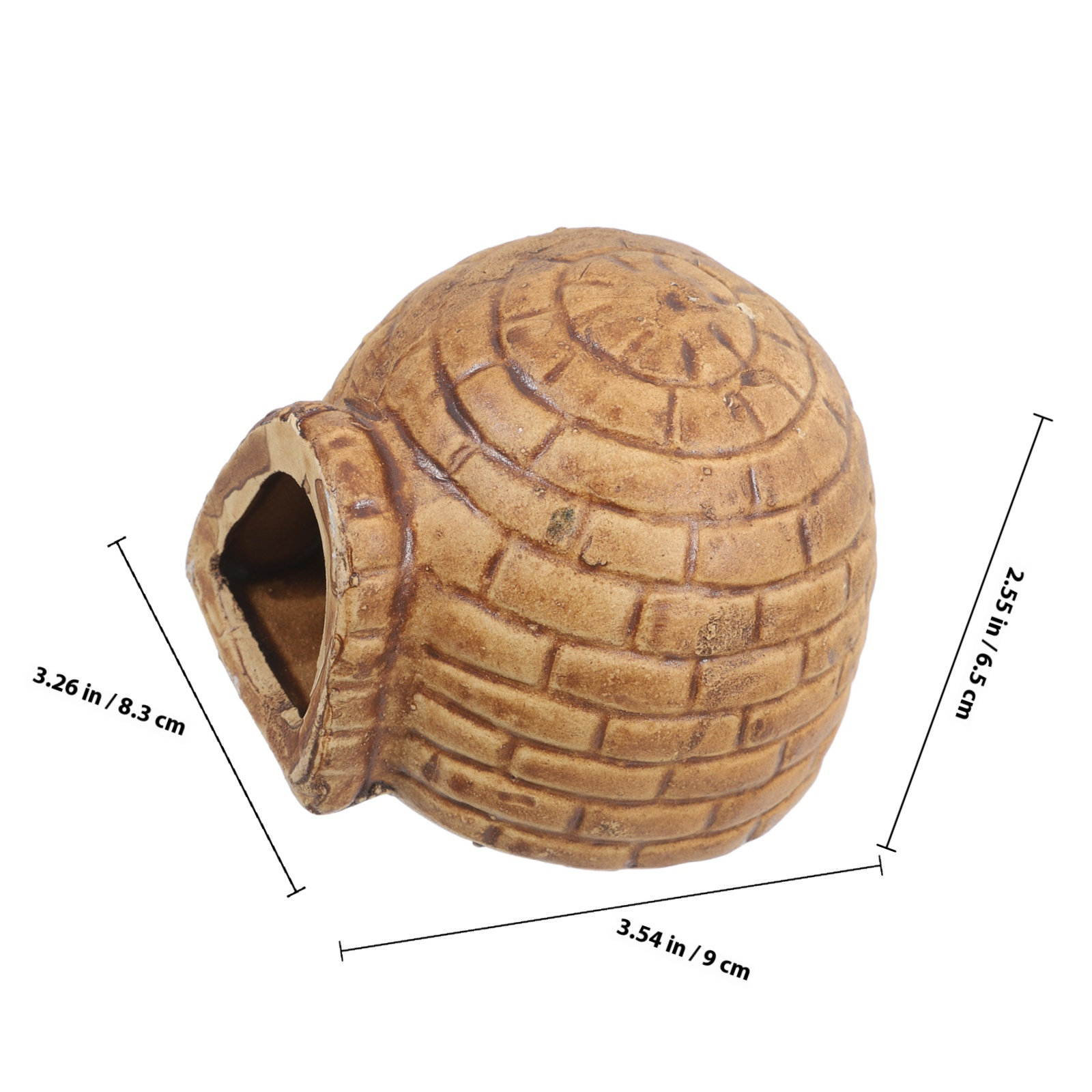 ถ้ำเซรามิกทนทานสำหรับปลาเพลโก  - Hide Cave Ceramic บทวิจารณ์และราคา