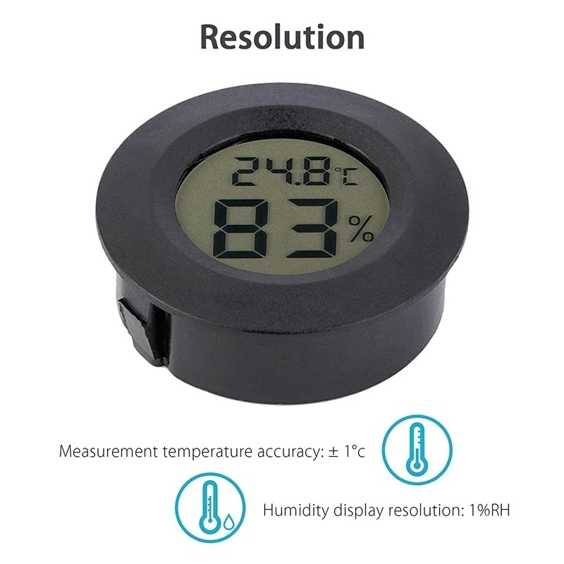 อุปกรณ์วัดอุณหภูมิสัตว์เลื้อยค - Digital Hygrometer Probe บทวิจารณ์และราคา