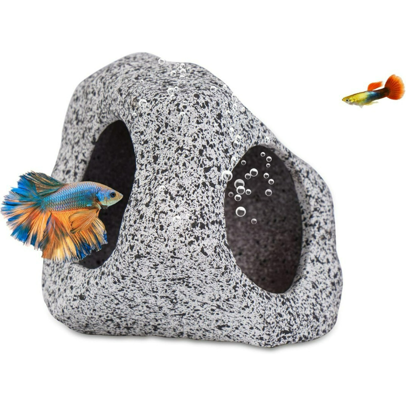 ของตกแต่งตู้ปลา ถ้ำหินสำหรับตก - Hide Cave Ceramic บทวิจารณ์และราคา
